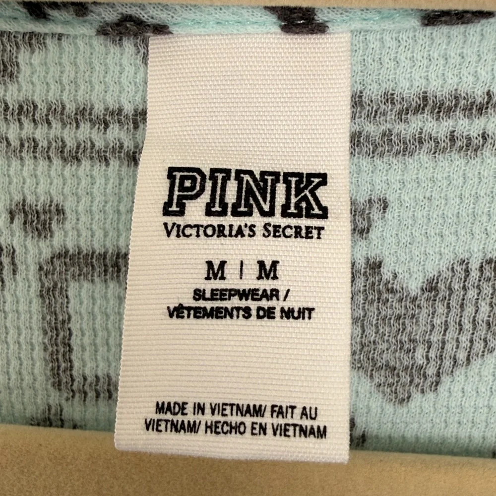 Pink Victoria's Secret Fair Isle Thermal Onesie Long Johns  Butt Flap - Medium